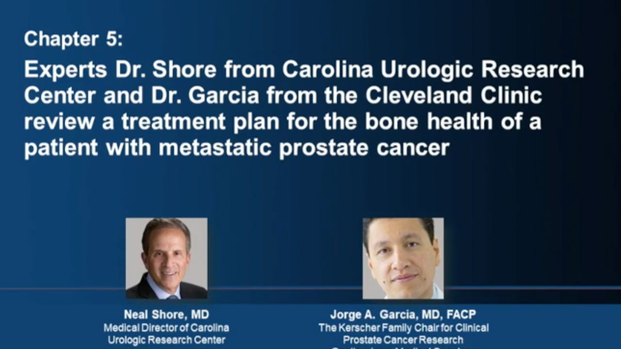 Treatment plan for the bone health of a patient with metastatic prostate cancer video