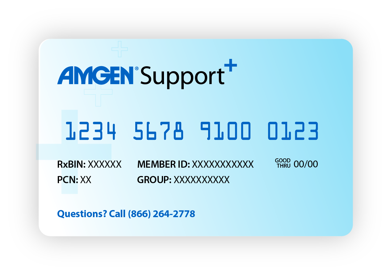 Amgen® SupportPlus Co-Pay card